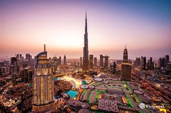Dubai: Combo Vé máy bay khứ hồi + Visa Dubai nhập cảnh 1 lần