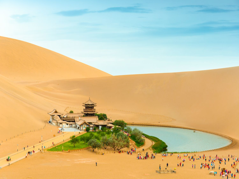 Đôn Hoàng –  Nguyệt Nha Tuyền – Sa mạc Minh Sơn – Gia Dục Quan