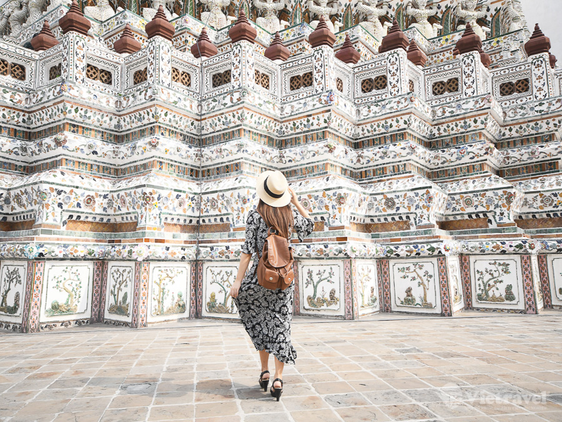 CHÙA WAT ARUN - ĐỀN PHẬT VÀNG BỐN MẶT - JODD FAIR	