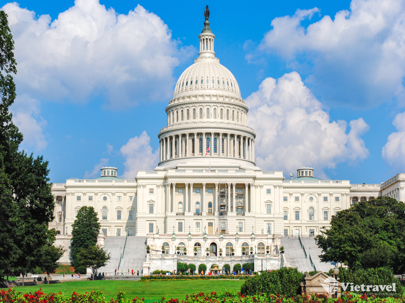 THAM QUAN THỦ ĐÔ WASHINGTON   (Ăn ba bữa)	                                                               