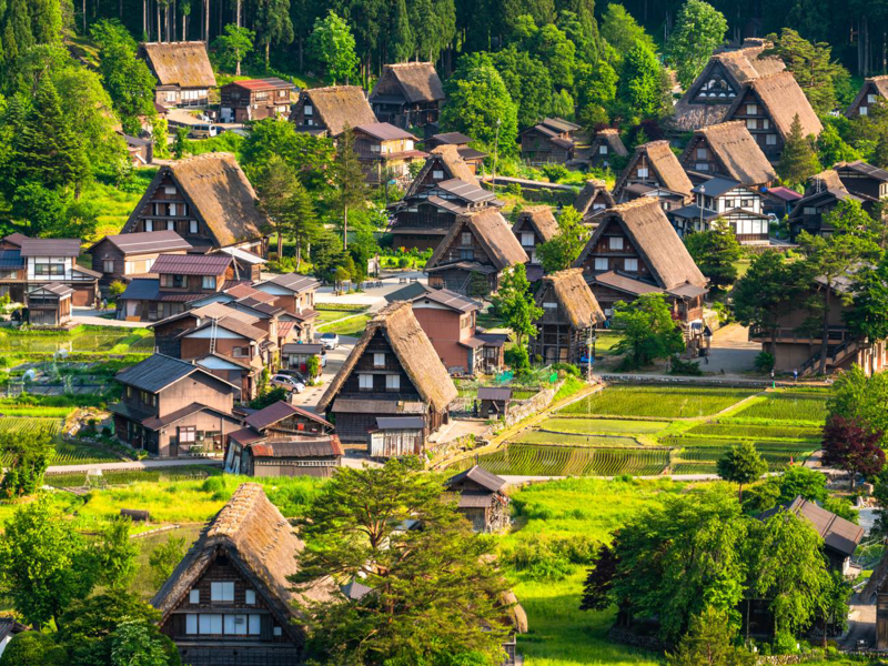 TP. ĐÀ NẴNG – NAGOYA – TAKAYAMA - LÀNG CỔ SHIRAKAWAGO  (Ăn sáng trên máy bay, ăn trưa, ăn tối)
