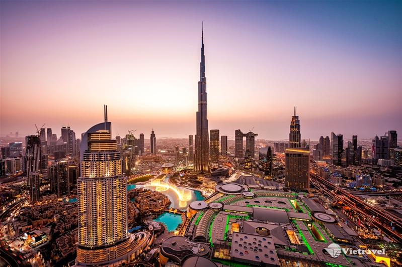 Trung Đông huyền bí: Dubai - Abu Dhabi (KS 5* tại Dubai ;Tặng vé vườn hoa Miracle Garden; Thưởng thức bữa buffet tại khách sạn 5 sao) 