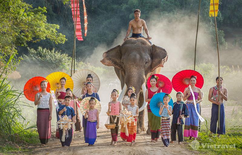 Thái Lan: Chiangmai – Chiangrai: Khám phá Chùa Trắng - Tam Giác Vàng - Safari Night | Mùng 7 Tết