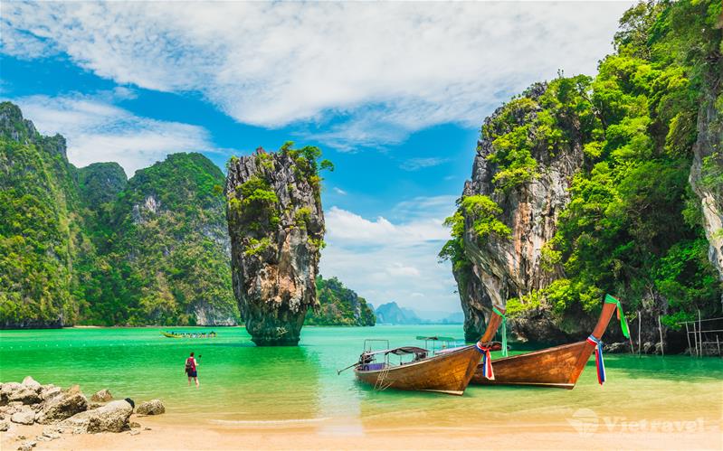Thái Lan: Phuket - Đảo Phi Phi & Vịnh Phang Nga - 1 ngày tự do (Khách sạn 4 sao) 