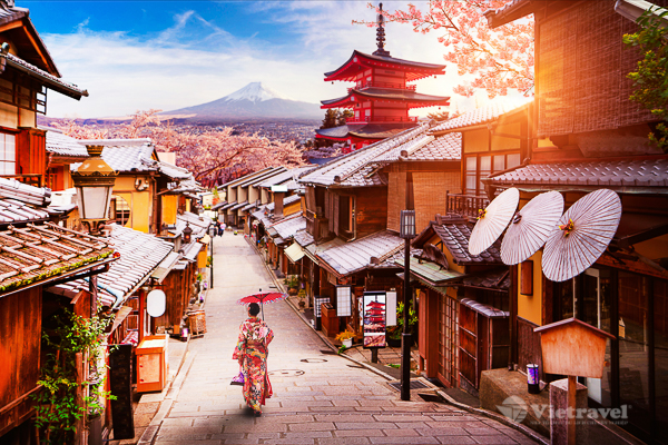 Nhật Bản: Tokyo - Núi Phú Sĩ –Kyoto- Công viên Hamamatsu–Osaka mùa hoa anh đào